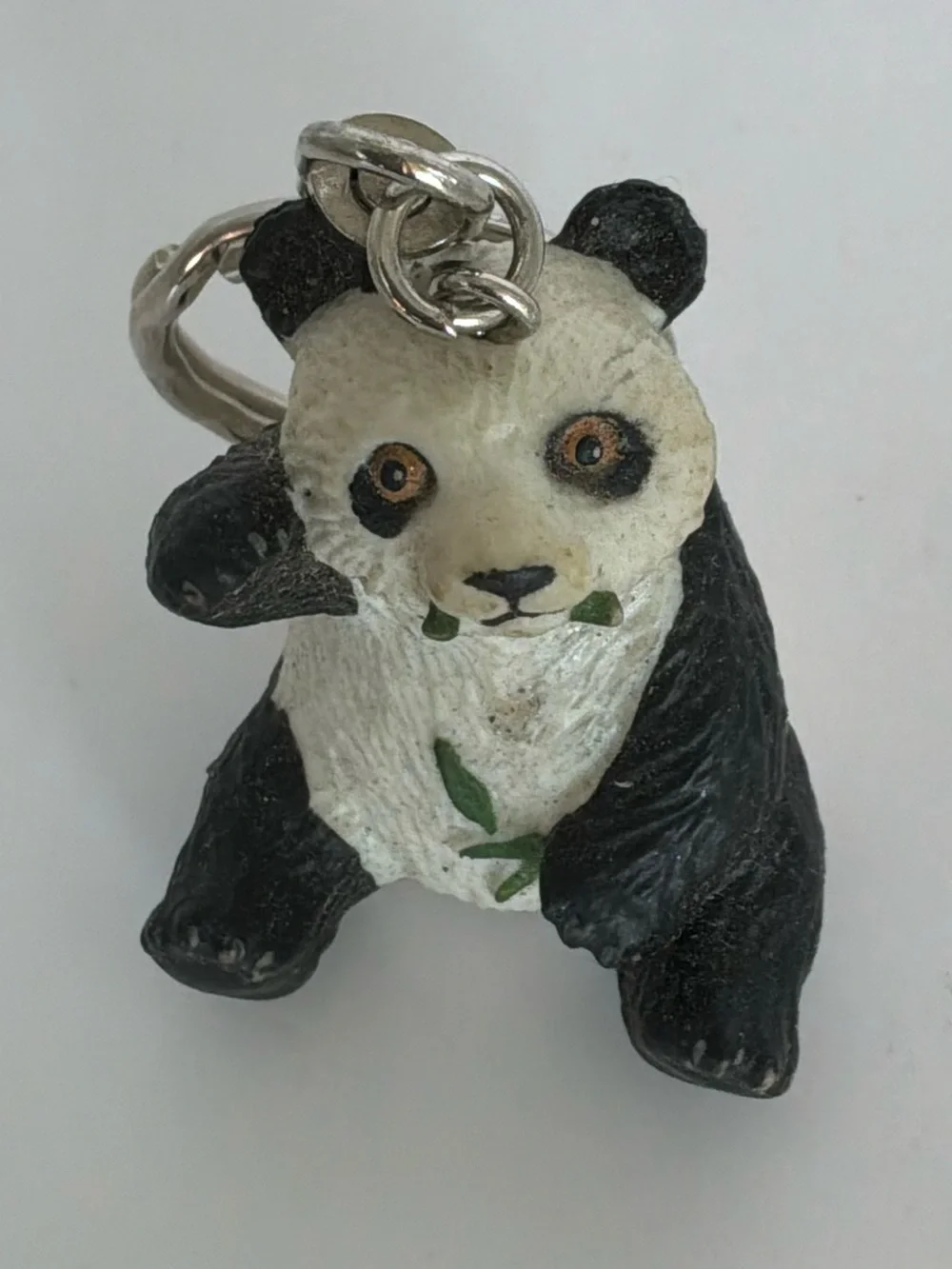 Panda Keychain Pet Accessory in Black and White